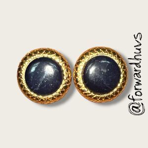 Bundle Sale 3 for $15 | Vintage Liz Claiborne LCi Earrings – Blue Center